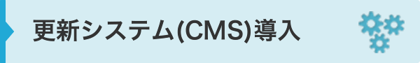 更新システム（CMS）導入